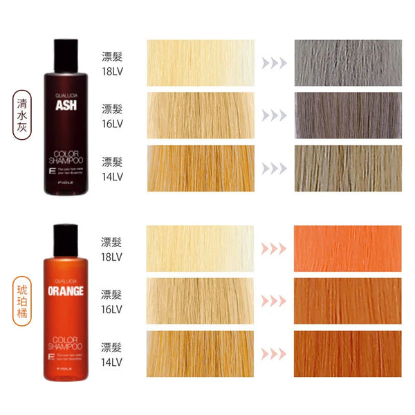 FIOLE QUALUCIA COLOR SHAMPOO 補色去黃護理洗髮水 - 灰色