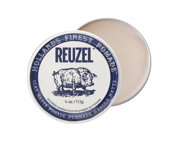 Reuzel Clay Matte Pomade 白豬水洗式無光澤髮油